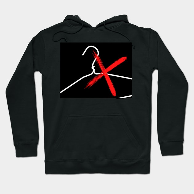 No Wire Hangers Hoodie by TJWDraws